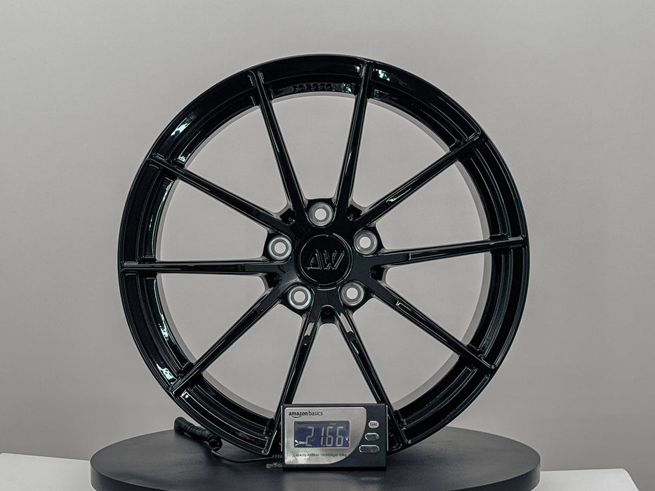 AWX for Corvette C8 19x9.0 Inch +35 Offset Forged Wheels Gloss Black