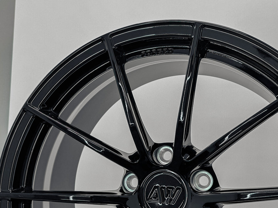 AWX for Corvette C8 19x9.0 Inch +35 Offset Forged Wheels Gloss Black
