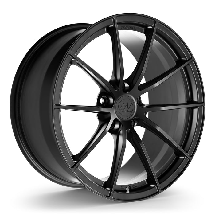 AWX Forged Wheels for Tesla Model S/X 19" / 9.5" +35 / Satin Black render