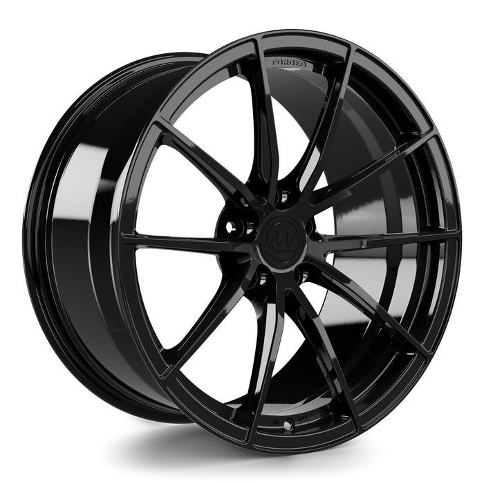 AWX Forged Wheels for Tesla Model 3/Y 19" / 9.5" + 35 / Gloss Black render