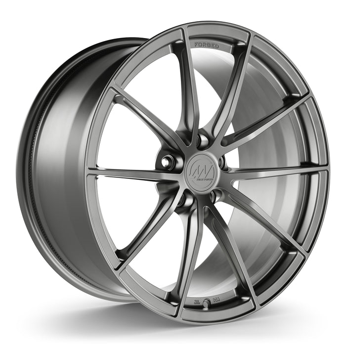 AWX Forged Wheels for Tesla Model 3/Y 19" / 9.5" + 35 / Satin Gunmetal render