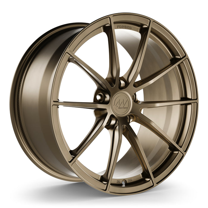 AWX Forged Wheels for Tesla Model S/X 19" / 9.5" +35 / Satin Bronze render