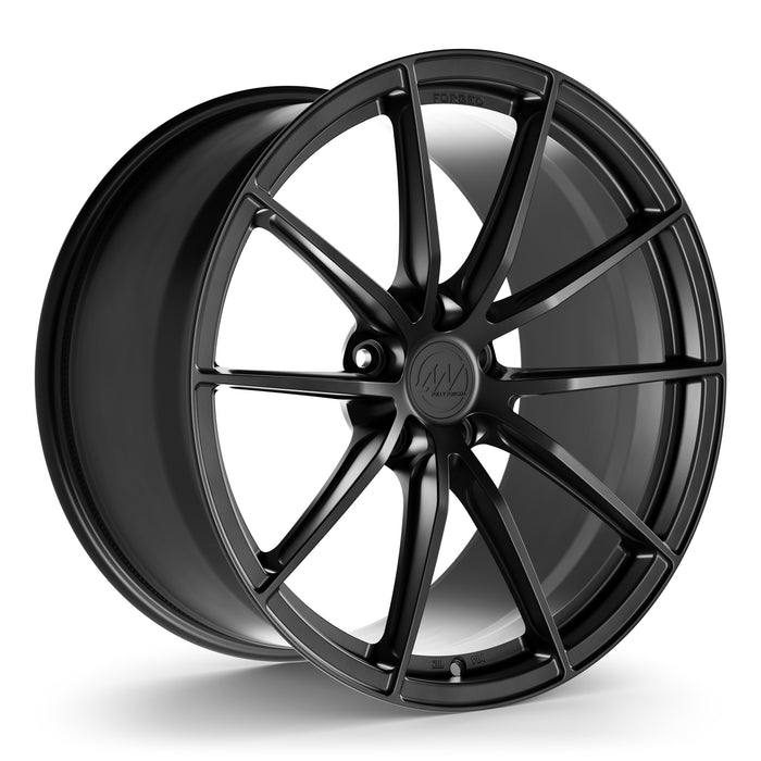 AWX Forged Wheels for Tesla Model S/X 20" / 10.5" +38 / Satin Black render