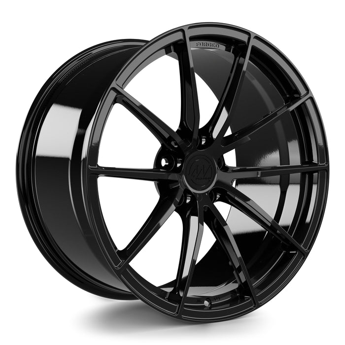 AWX Forged Wheels for Tesla Model S/X 20" / 10.5" +38 / Gloss Black render