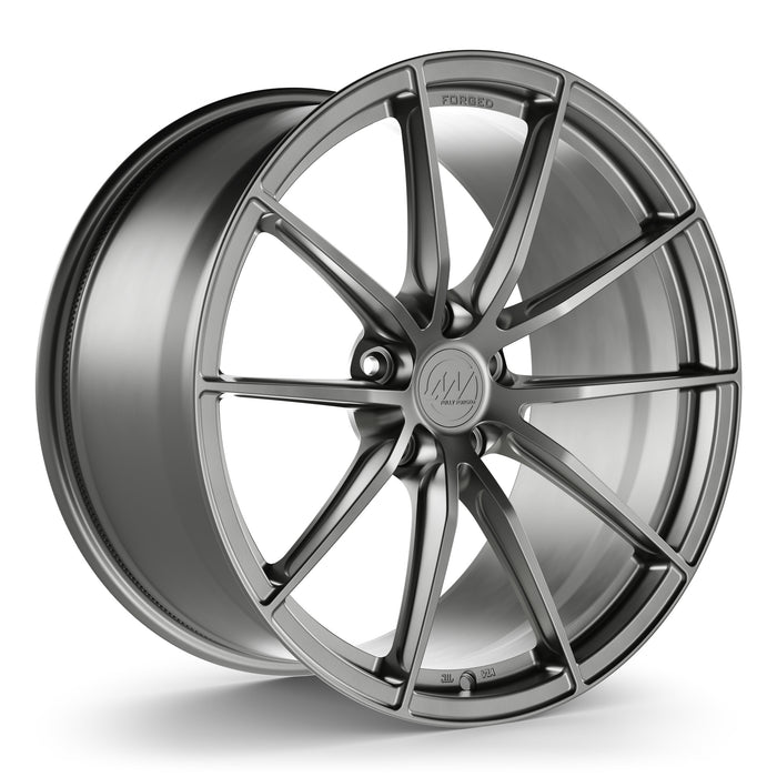AWX Forged Wheels for Tesla Model S/X 20" / 10.5" +38 / Satin Gunmetal render
