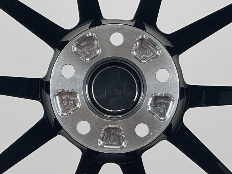 AWX for Mercedes AMG GT R 20x10 Inch +48 Offset Forged Wheels Gloss Black