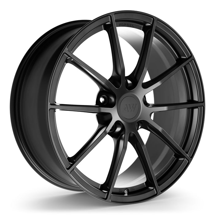 AWX Forged Wheels for Rivian R1T/R1S 20" / 8.5" +45 / Satin Black render