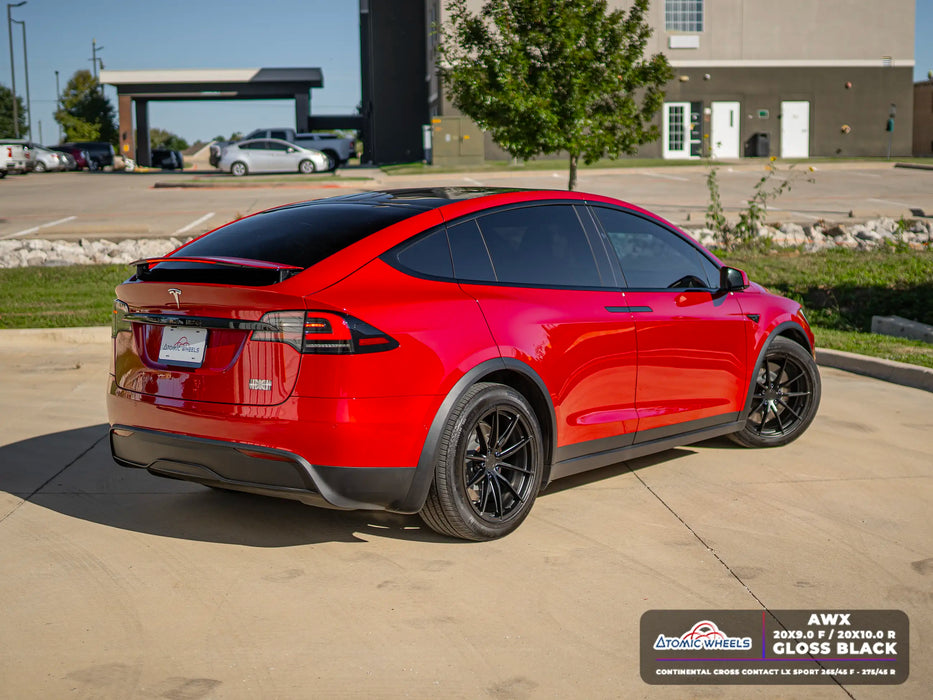 AWX for Tesla Model S/X 20x10 Inch +35 Offset Forged Wheels Satin Black