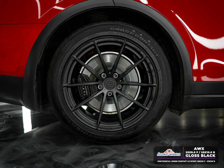 AWX for Tesla Model S/X 20x10 Inch +35 Offset Forged Wheels Satin Black