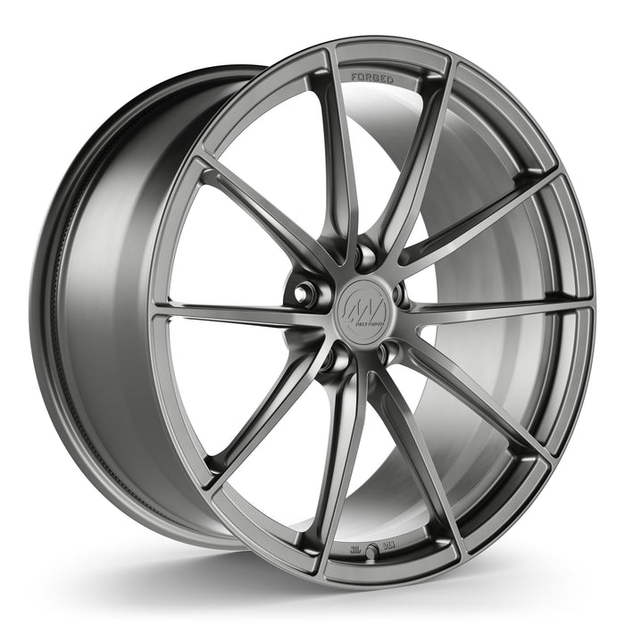 AWX Forged Wheels for Tesla Model 3/Y 20" / 9.5" + 35 / Satin Gunmetal render