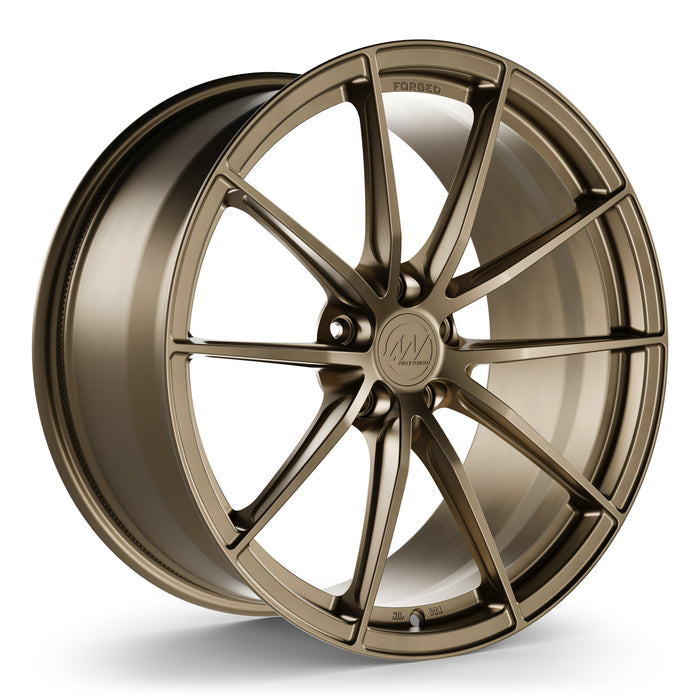 AWX Forged Wheels for Tesla Model 3/Y 20" / 9.5" + 35 / Satin Bronze render