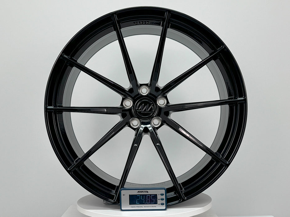 AWX for Audi RS6/RS7 C8 21x10.5 Inch +10 Offset Forged Wheels Gloss Black