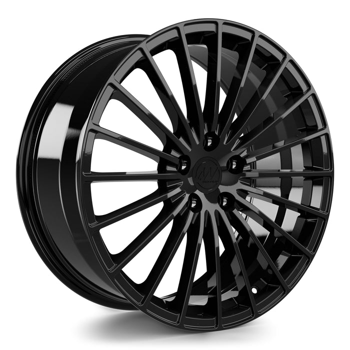 AWX1 Forged Wheels for Tesla Model S/X 20" / 9.0" +40 / Gloss Black render