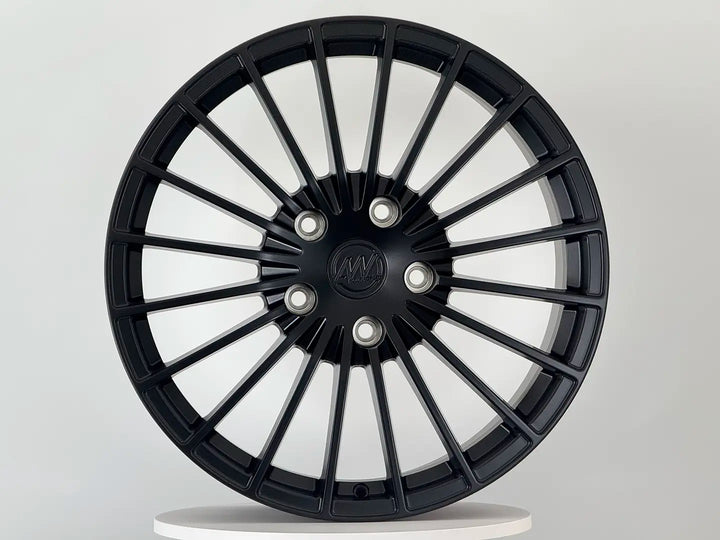 AWX1 for Rivian R1T/R1S 20x8.5 Inch +48 Offset Forged Wheels Satin Black