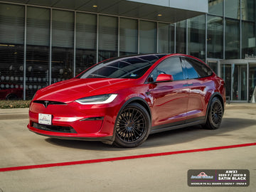 AWX1 for Tesla Model S/X 20x10 Inch +35 Offset Forged Wheels Satin Black
