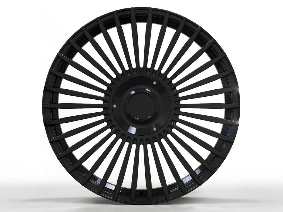 AWX2 for Tesla Cybertruck 22x9.5 Inch +45 Offset Forged Wheels Gloss Black