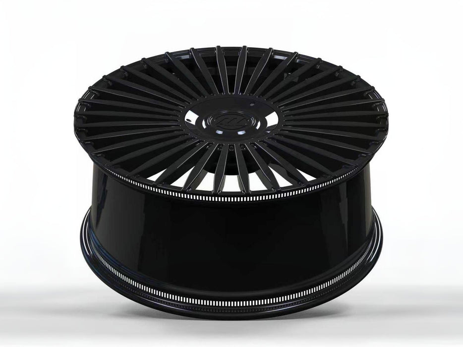 AWX2 for Tesla Cybertruck 22x9.5 Inch +45 Offset Forged Wheels Gloss Black