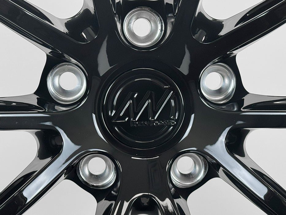 AWX for Porsche Panamera (997) 21x12 Inch +65 Offset Forged Wheels Gloss Black