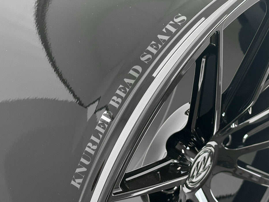 AWX for Porsche Panamera (997) 21x12 Inch +65 Offset Forged Wheels Gloss Black