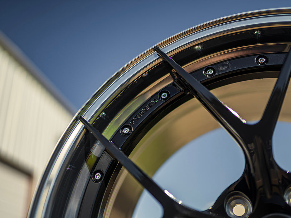 AWZX for Tesla Model S/X 20x10.5 Inch +33 Offset Forged Wheels Polished & Gloss Black