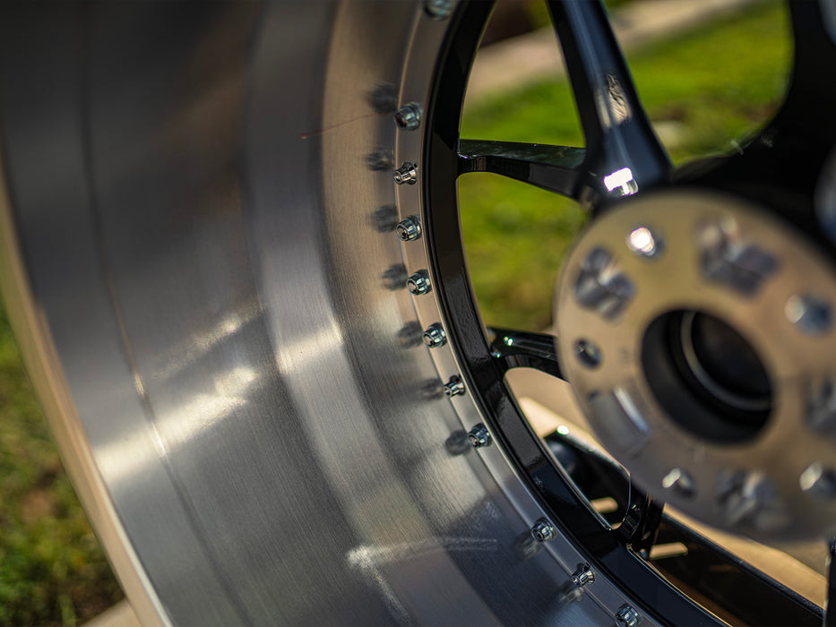 AWZX for Tesla Model S/X 20x10.5 Inch +33 Offset Forged Wheels Polished & Gloss Black