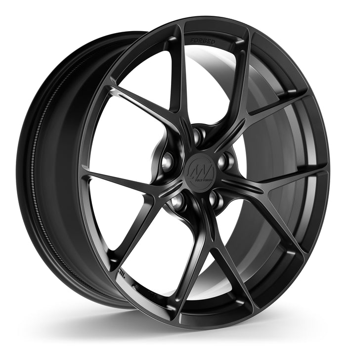AWZZ Forged Wheels for Tesla Model 3/Y Satin Black render