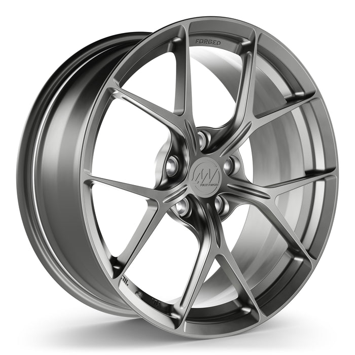 AWZZ Forged Wheels for Tesla Model 3/Y Satin Gunmetal render