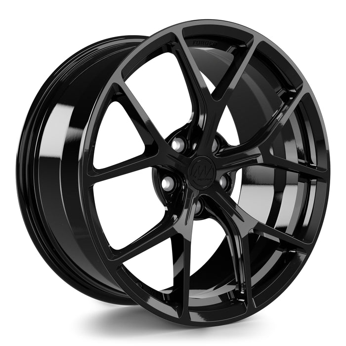 AWZZ Forged Wheels for Tesla Model 3/Y Gloss Black render