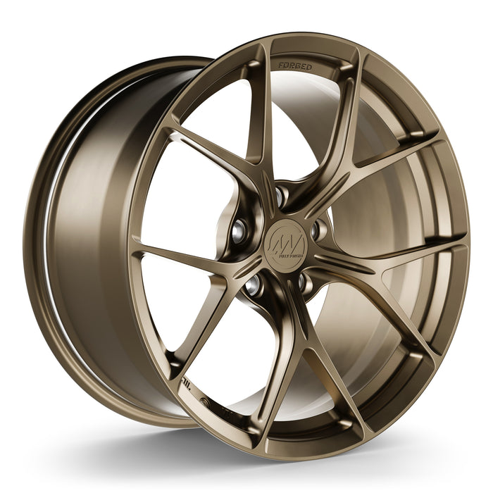 AWZZ Forged Wheels for Tesla Model 3/Y Satin Bronze render