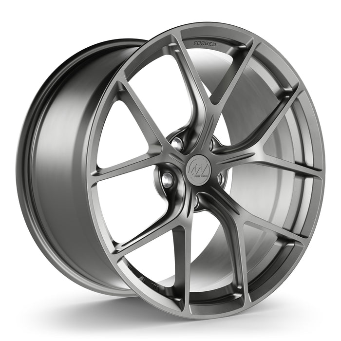 AWZZ Forged Wheels for Tesla Model 3/Y Satin Gunmetal render
