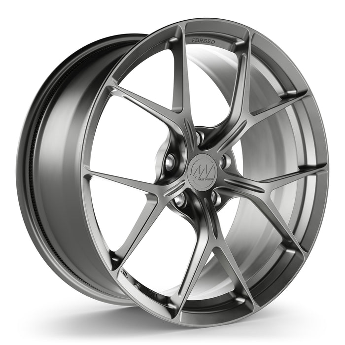 AWZZ Forged Wheels for Tesla Model 3/Y Satin Gunmetal render