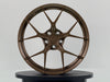 AWZZ 19"x8.5" Satin Bronze demo wheel for Tesla Model 3/Y — actual unit