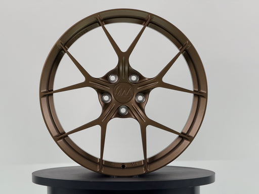 AWZZ Forged Wheel for Tesla Model 3/Y — 19"x8.5" Satin Bronze | Outlet Demo 8.5/10