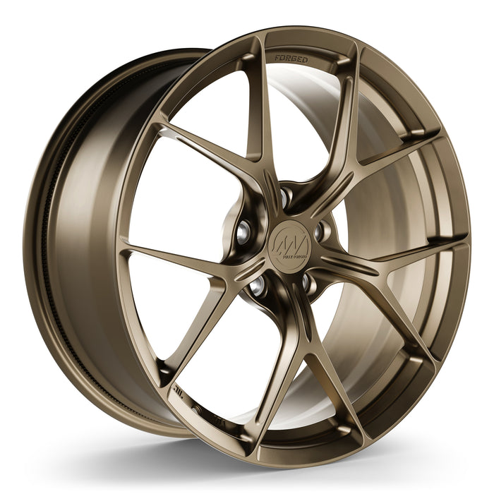 AWZZ Forged Wheels for Tesla Model 3/Y Satin Bronze render