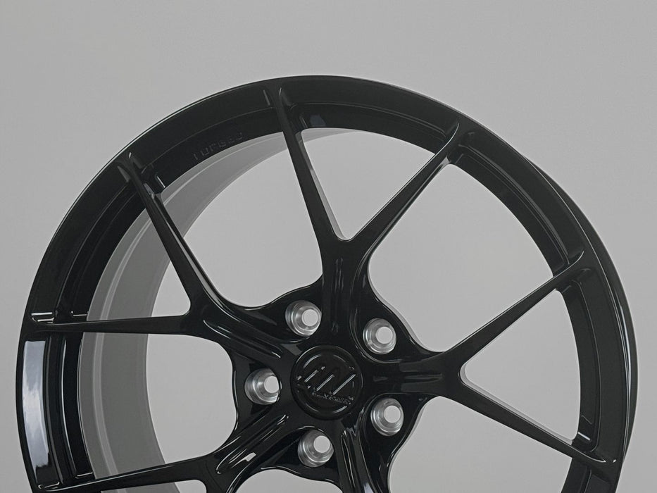 AWZZ for BMW M3 F80/E90 19x9.5 Inch +22 Offset Forged Wheels Gloss Black