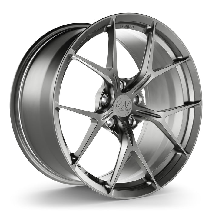 AWZZ Forged Wheels for Tesla Model 3/Y Satin Gunmetal render