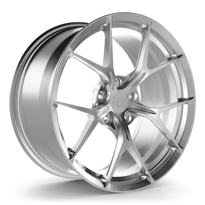 AWZZ Forged Wheels for Tesla Model 3/Y Satin Silver render