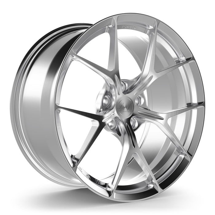 AWZZ Forged Wheels for Tesla Model 3/Y Silver Brush render