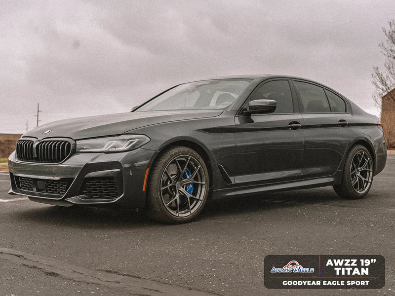 AWZZ Forged Wheels for BMW G20/G30/G60 - 19" / 8.5" +20 / Titan