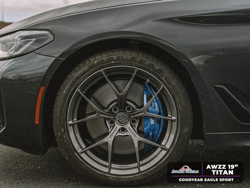 AWZZ Forged Wheels for BMW G20/G30/G60 - 19" / 8.5" +20 / Titan