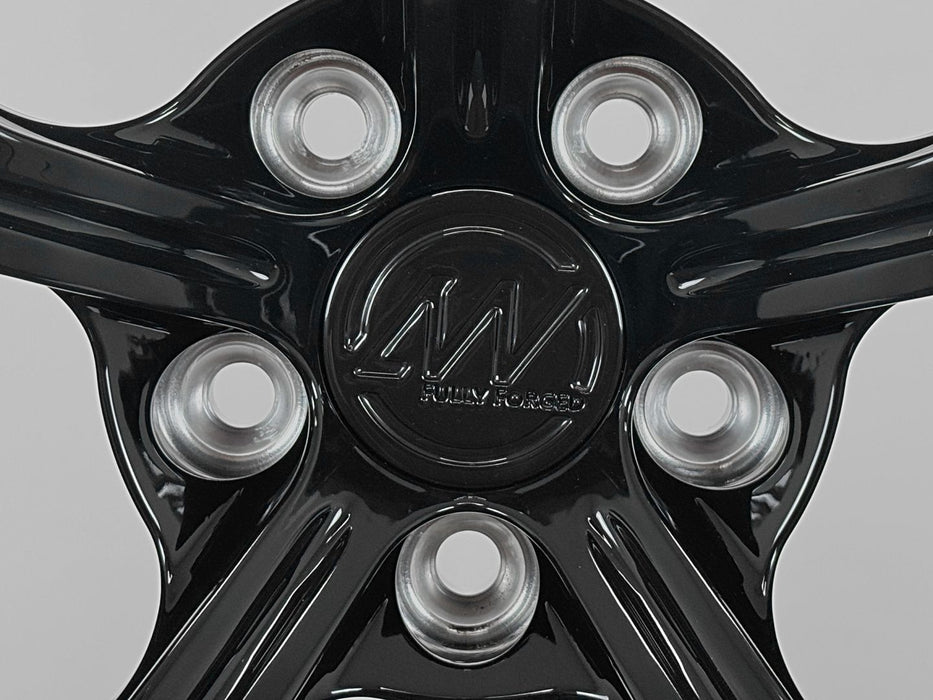 AWZZ for Mercedes AMG E63S 20x10 Inch +12 Offset Forged Wheels Gloss Black