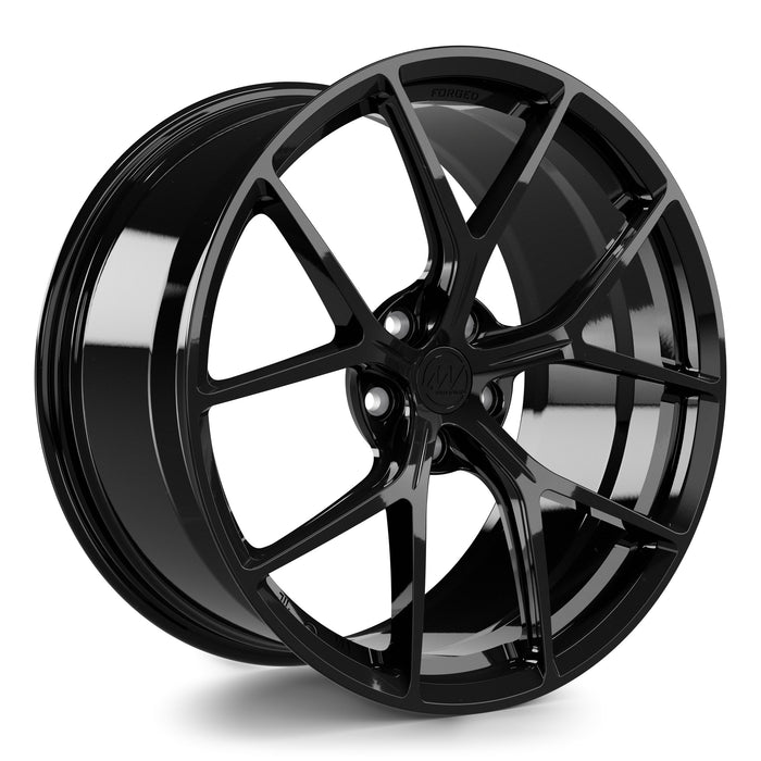 AWZZ Forged Wheels for Tesla Model 3/Y Gloss Black render