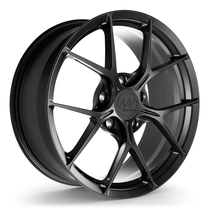 AWZZ Forged Wheels for Rivian R1T/R1S 20" / 8.5" +45 / Satin Black render