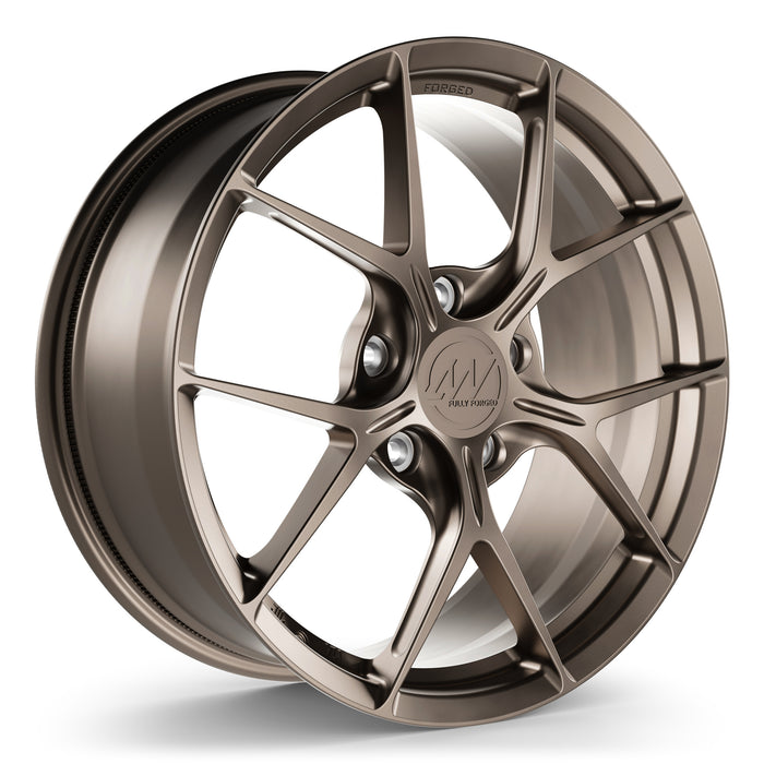 AWZZ Forged Wheels for Rivian R1T/R1S 20" / 8.5" +45 / Satin Smoke Bronze render
