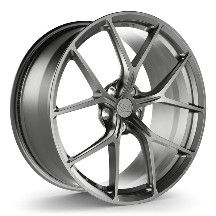 AWZZ Forged Wheels for Tesla Model 3/Y Satin Gunmetal render