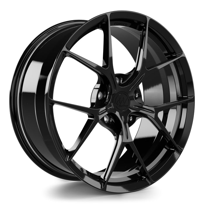 AWZZ Forged Wheels for Porsche Taycan 20" / 9" +42 / Gloss Black render