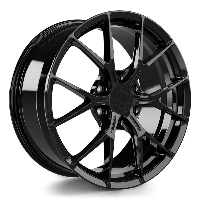 AWZZ Forged Wheels for Tesla Cybertruck 20" / 9.0" +52 / Gloss Black render