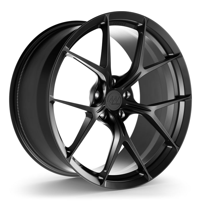AWZZ Forged Wheels for BMW M5/M8 F9x 20" / 9.5" +22 / Satin Black render