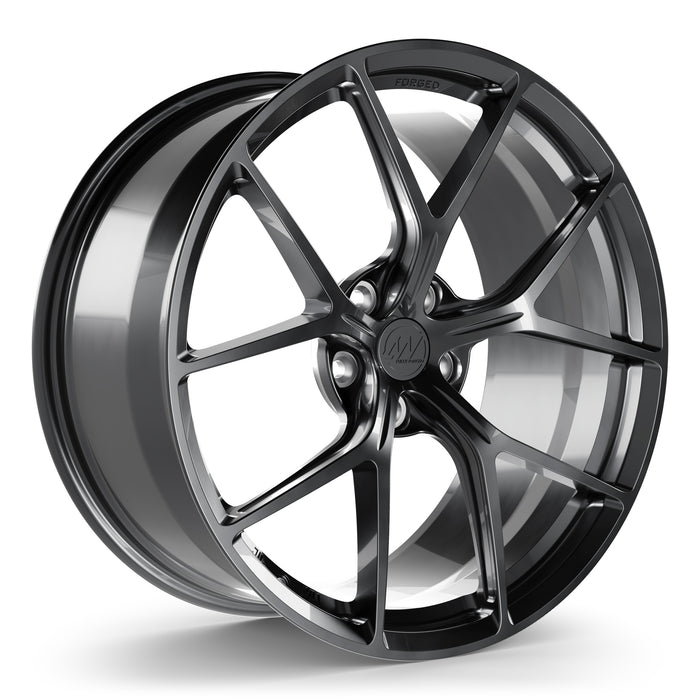 AWZZ Forged Wheels for Tesla Model 3/Y Hyper Graphite render