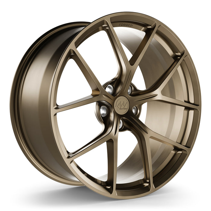 AWZZ Forged Wheels for Tesla Model 3/Y Satin Bronze render